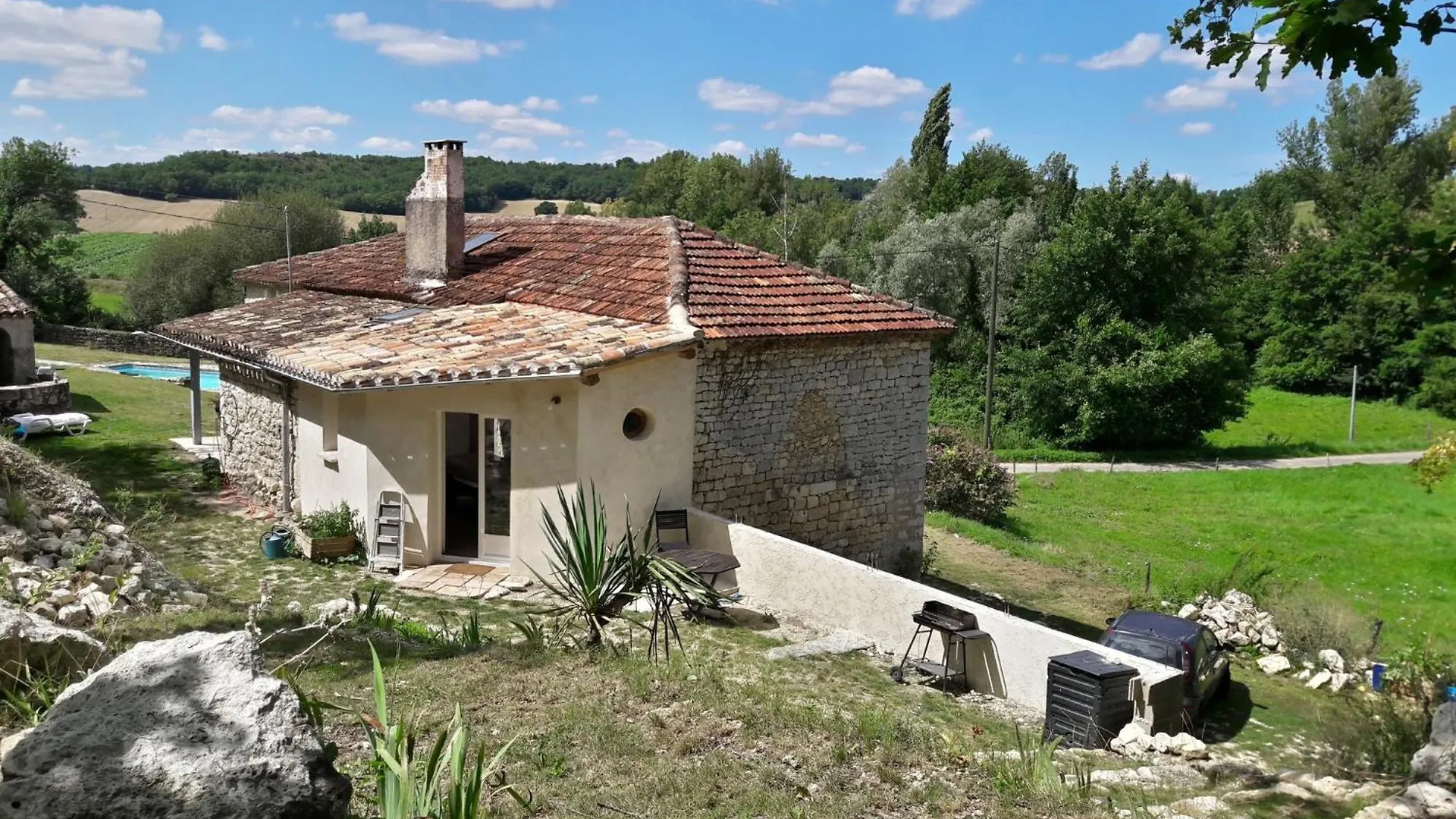 Dans Hameau Avec Piscine Privee Villa Castelnau-Montratier France